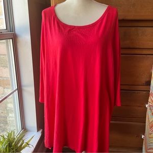 Terra & Sky 5X Red Long Sleeved Tunic